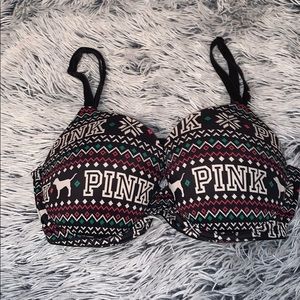 PINK christmas edition D32 bra